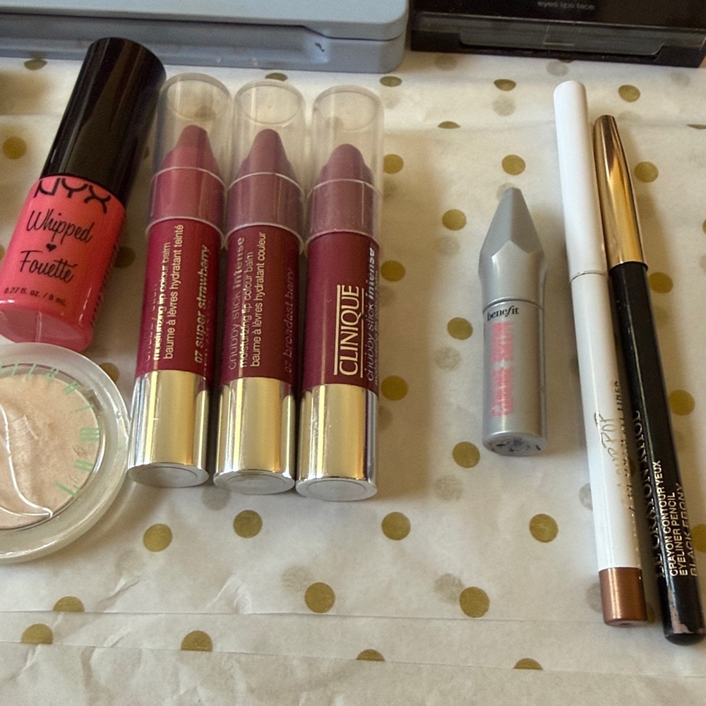 Cosmetic Makeup pallets lip products glosses mixed lot of 23 pcs various brands - Picture 6 of 16